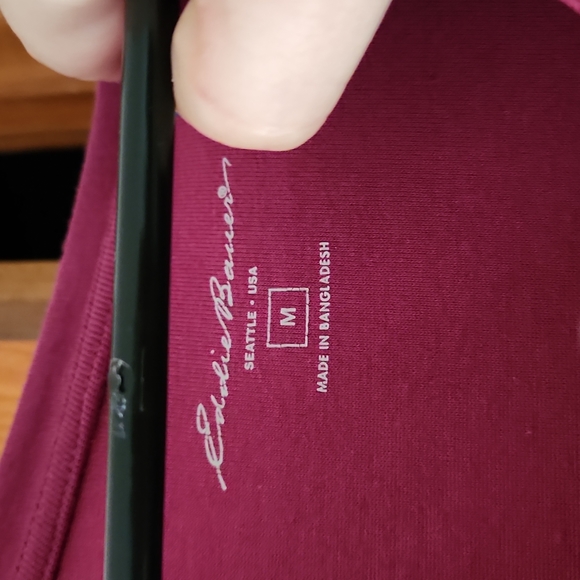 Eddie Bauer long-sleeve shirt, size medium, gently worn. - Picture 2 of 3